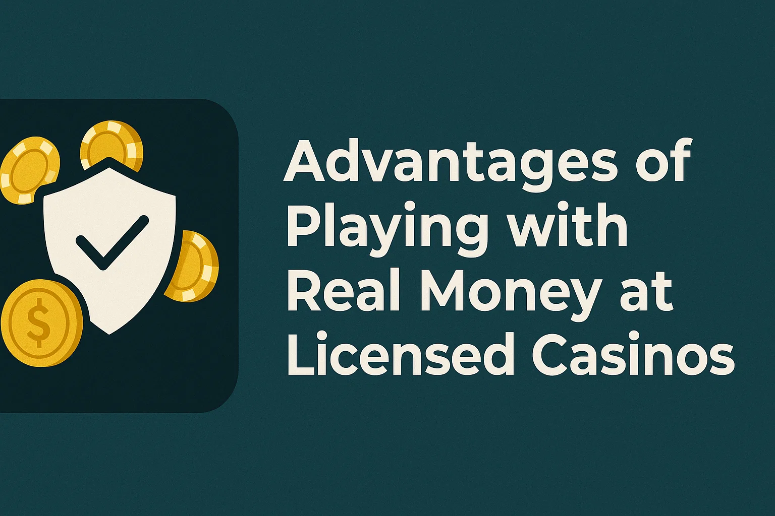 Advantages of Playing with Real Money at Licensed Casinos